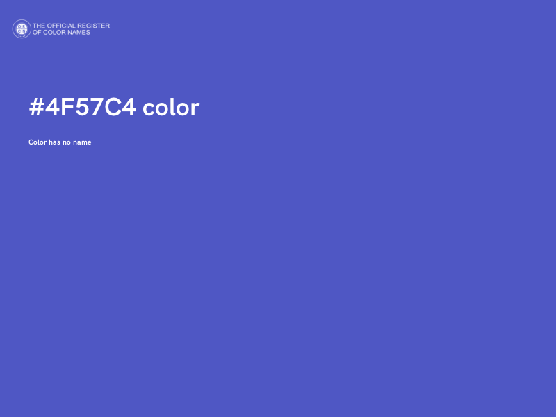 #4F57C4 color image