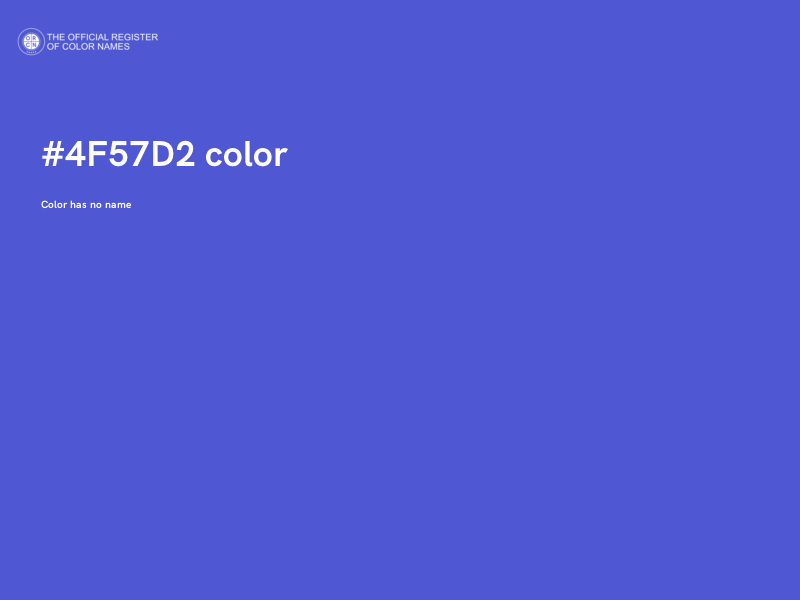 #4F57D2 color image
