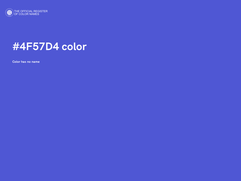 #4F57D4 color image