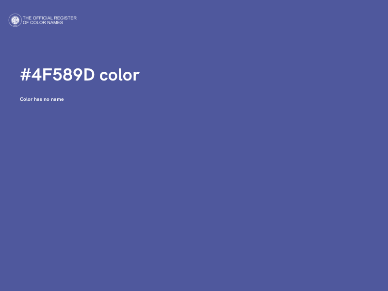 #4F589D color image