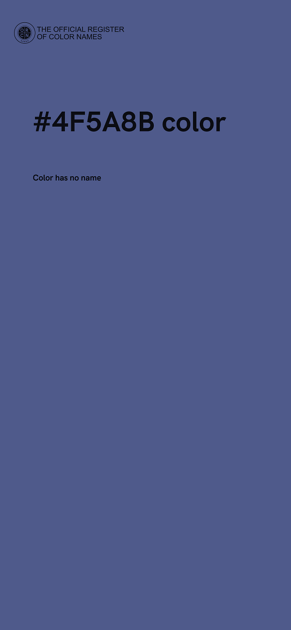 #4F5A8B color image