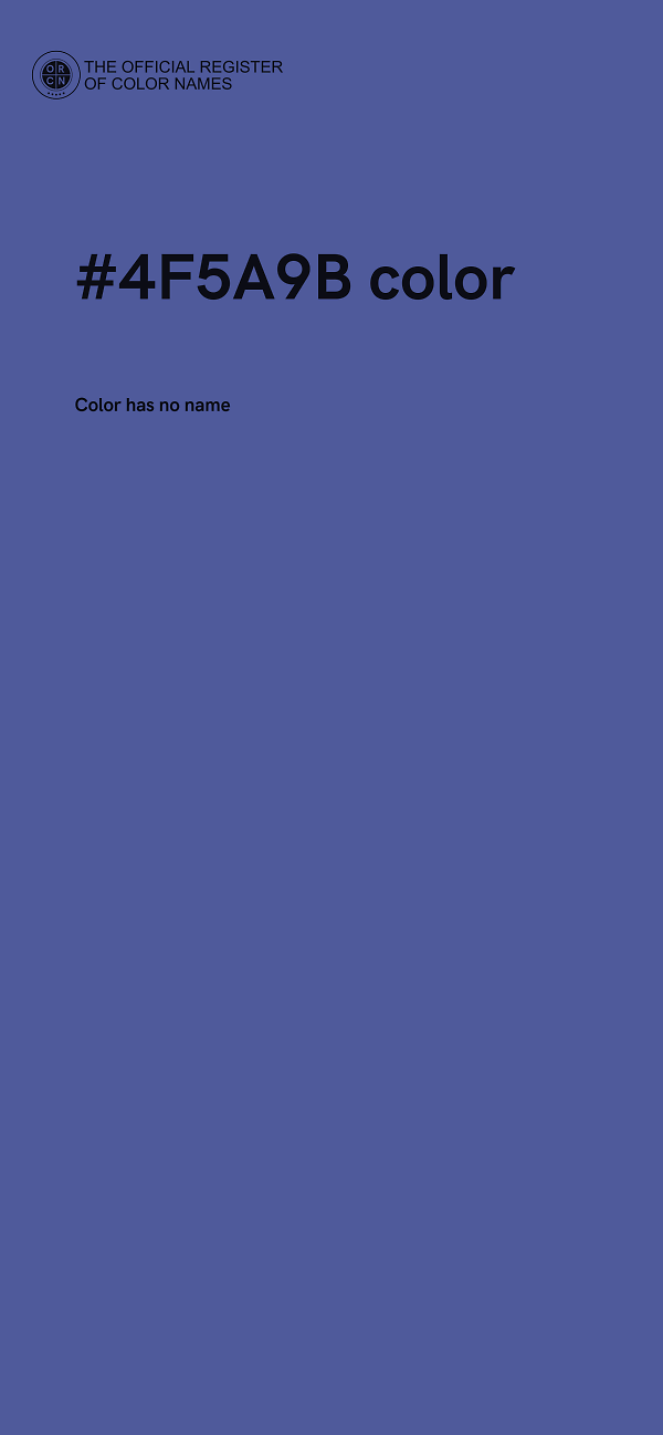 #4F5A9B color image