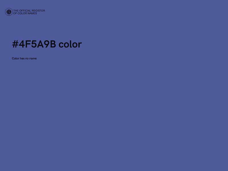 #4F5A9B color image