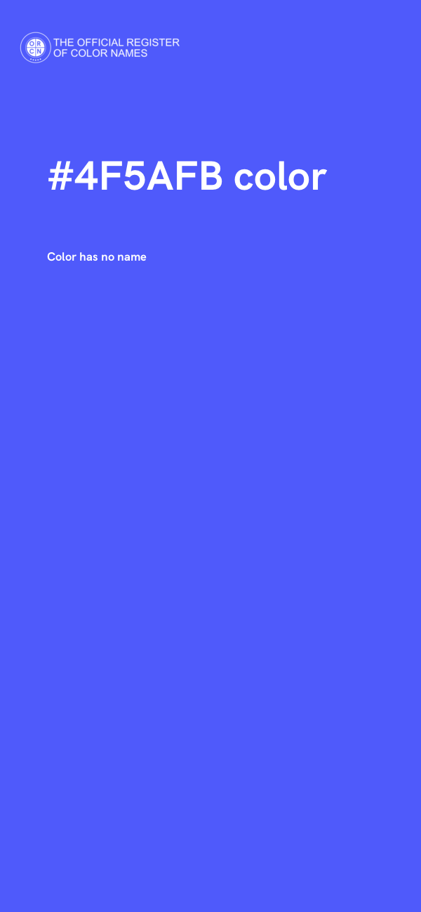 #4F5AFB color image