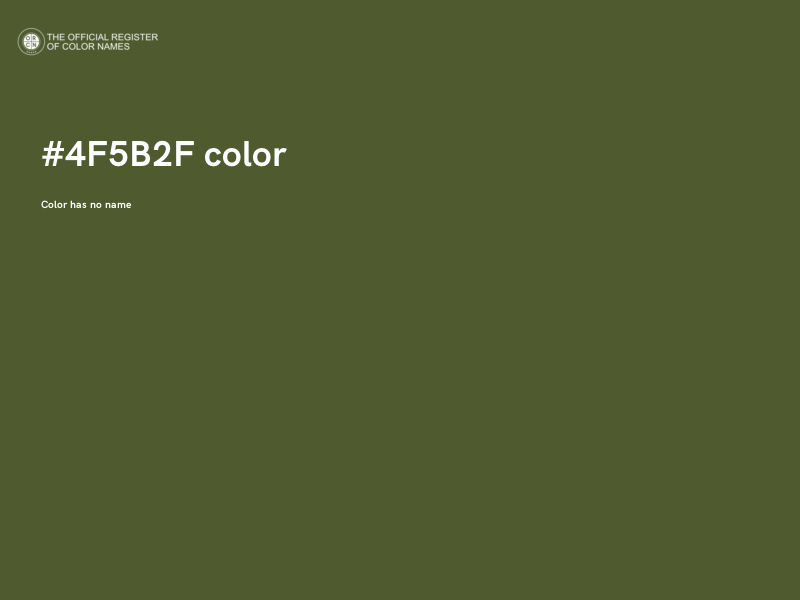 #4F5B2F color image