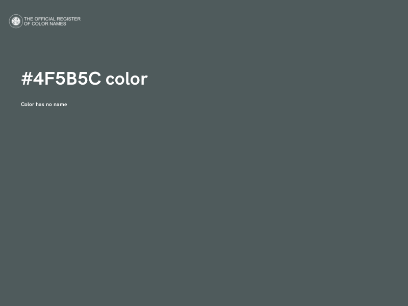 #4F5B5C color image