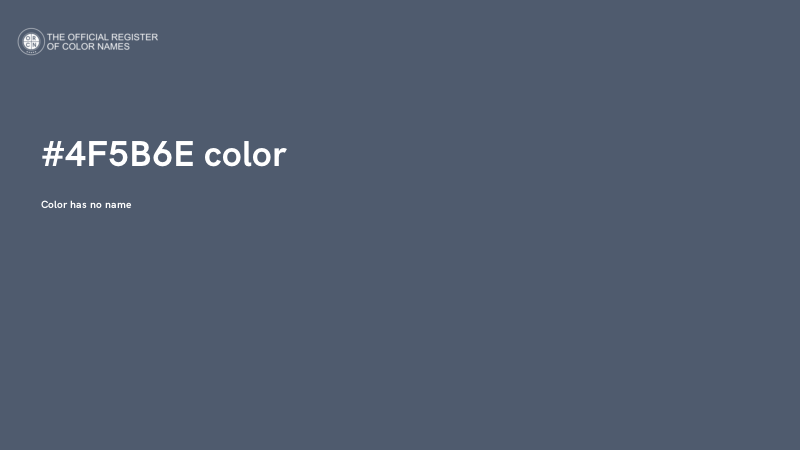 #4F5B6E color image