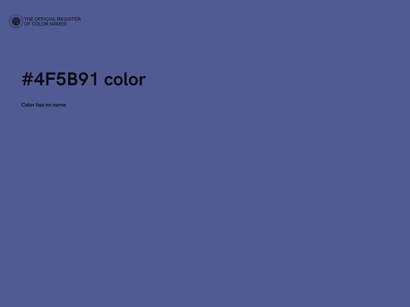#4F5B91 color image