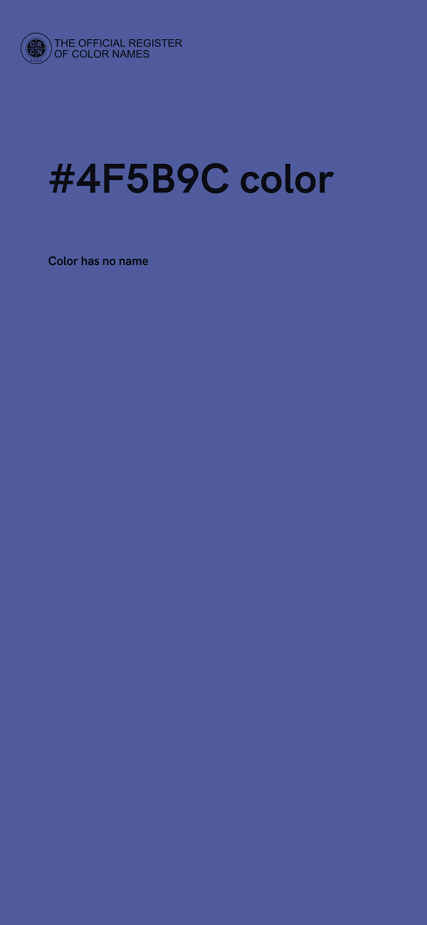 #4F5B9C color image