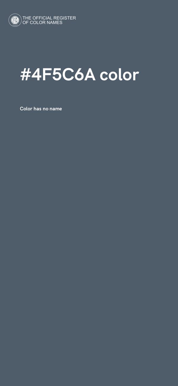 #4F5C6A color image