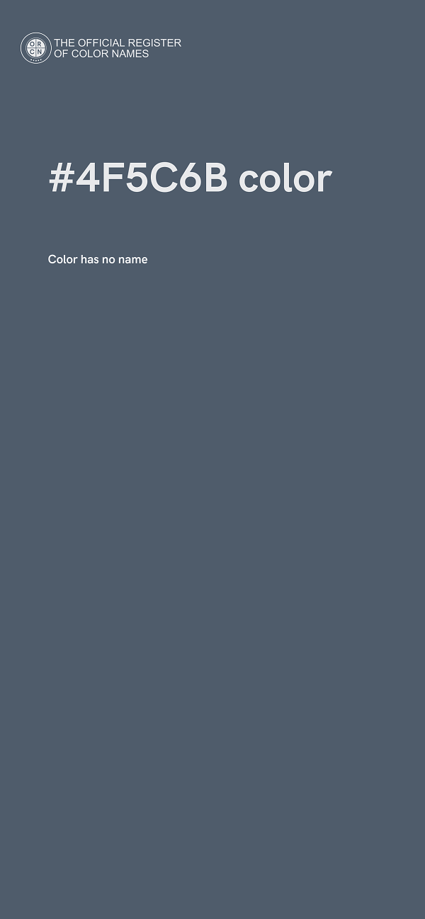 #4F5C6B color image