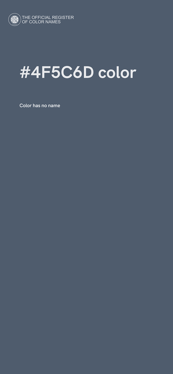 #4F5C6D color image