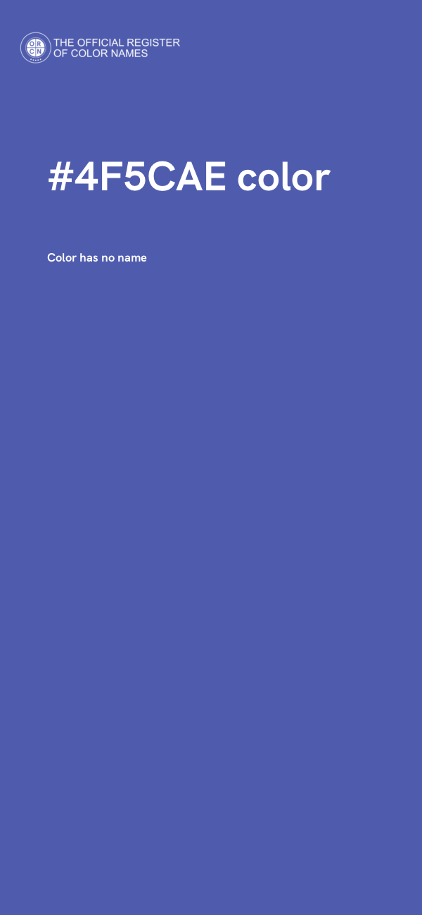#4F5CAE color image