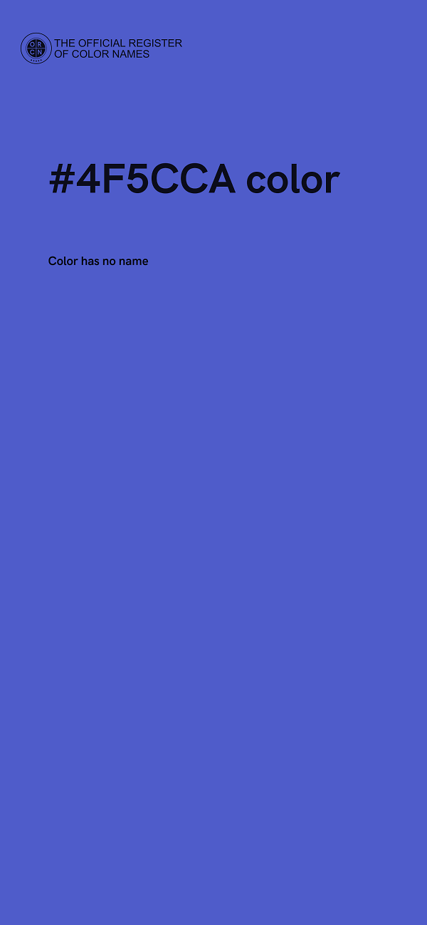 #4F5CCA color image
