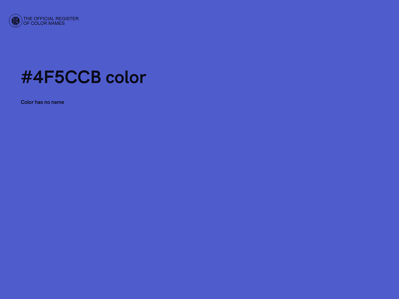 #4F5CCB color image