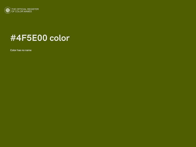 #4F5E00 color image