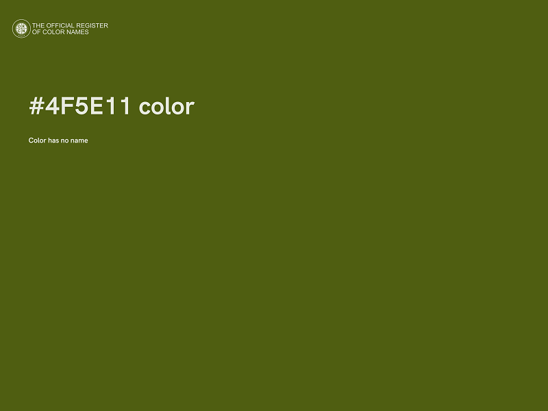 #4F5E11 color image
