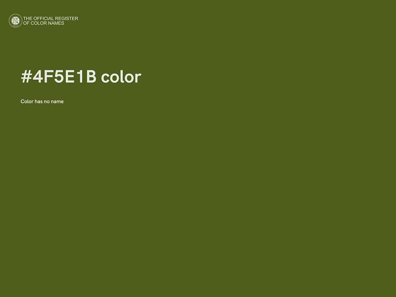 #4F5E1B color image