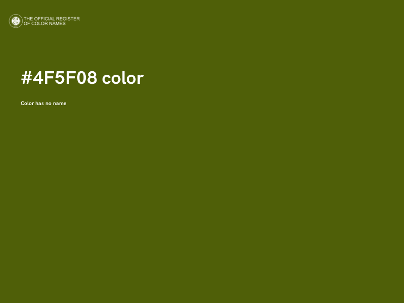 #4F5F08 color image
