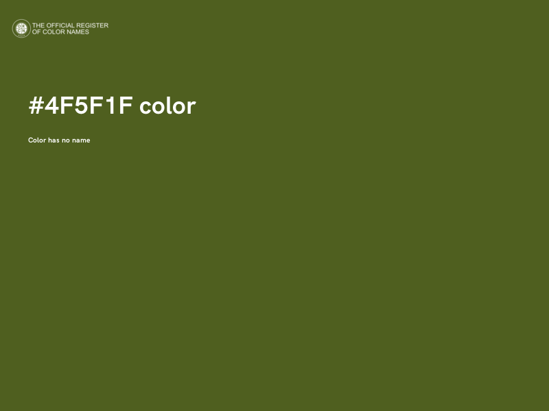 #4F5F1F color image