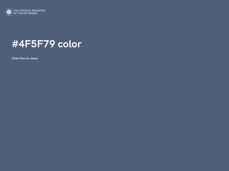 #4F5F79 color image