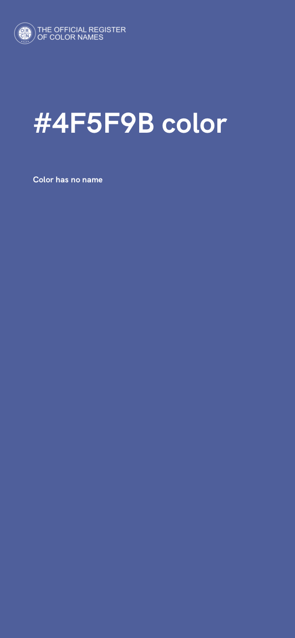 #4F5F9B color image