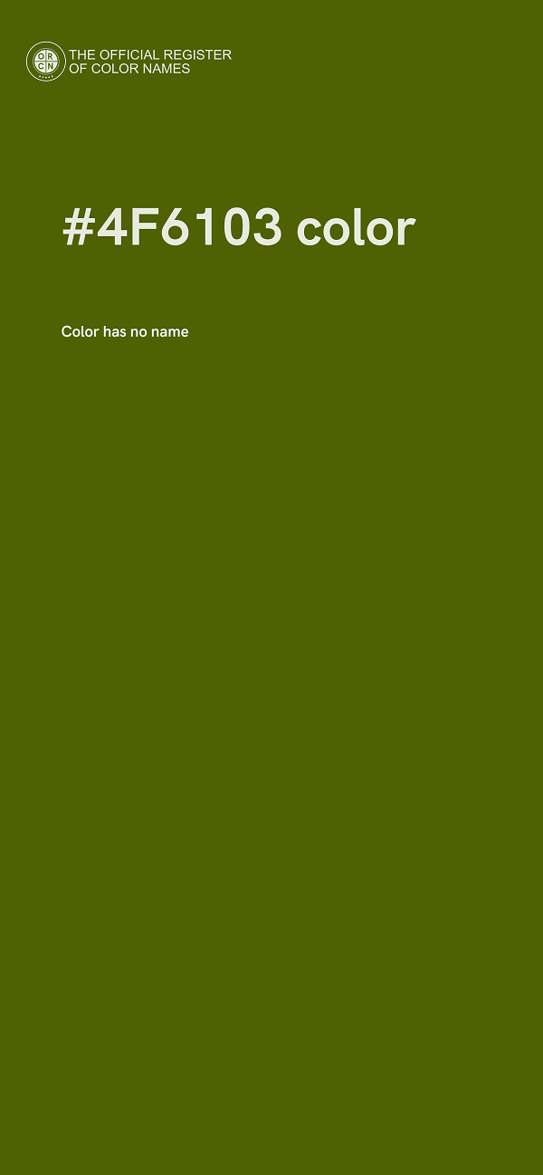 #4F6103 color image