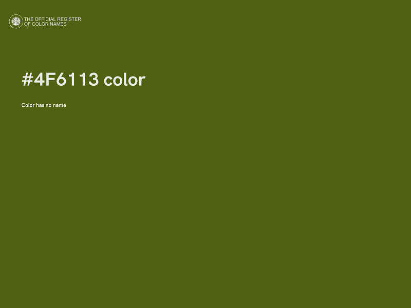 #4F6113 color image