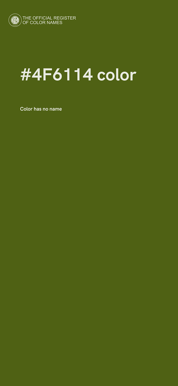 #4F6114 color image