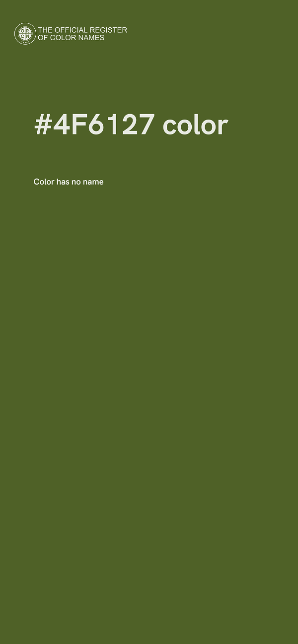 #4F6127 color image