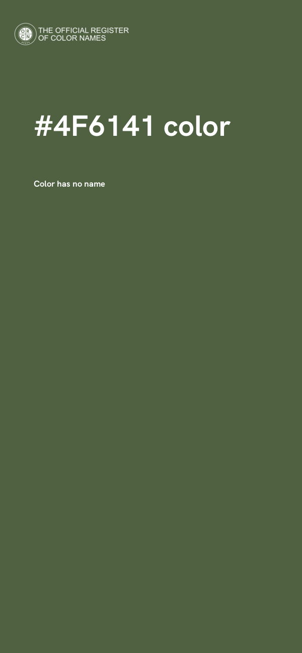 #4F6141 color image