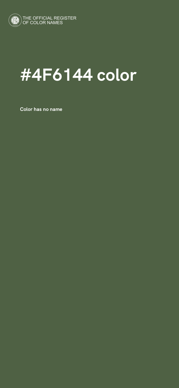 #4F6144 color image