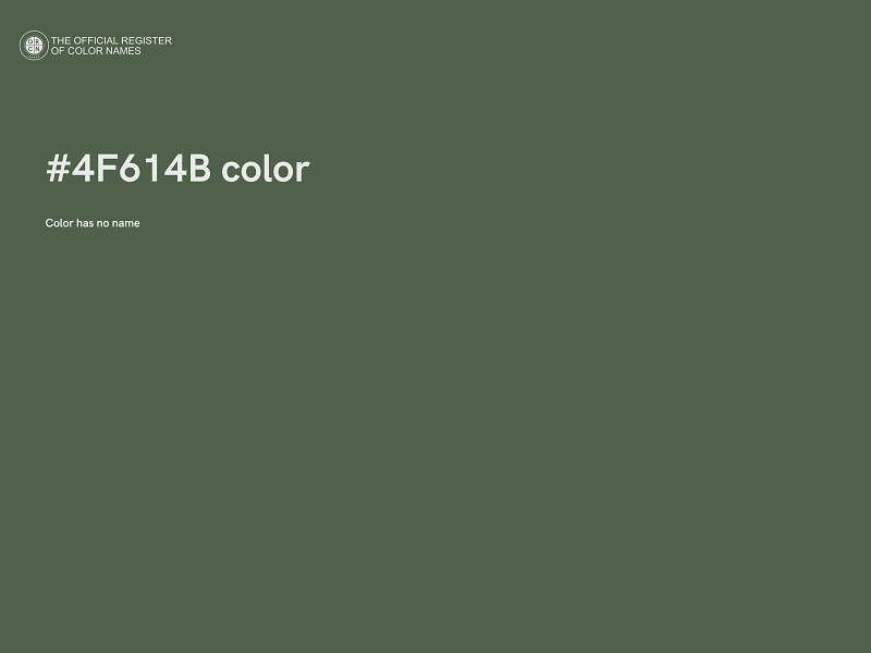 #4F614B color image