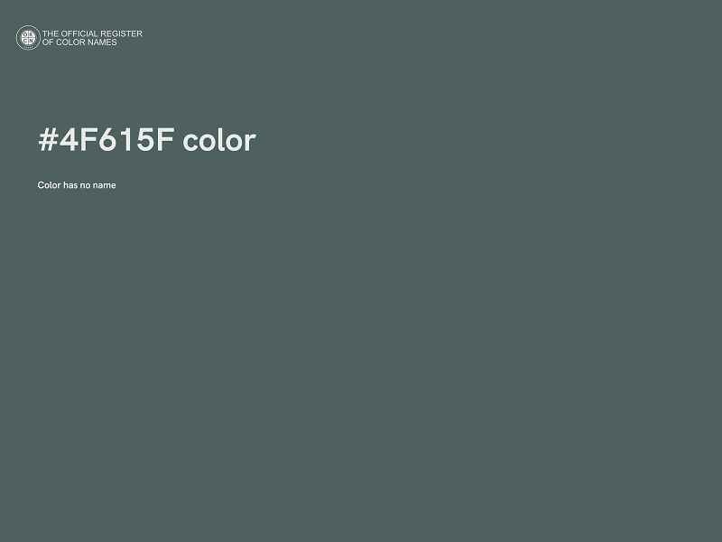 #4F615F color image