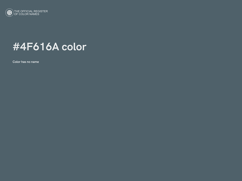 #4F616A color image