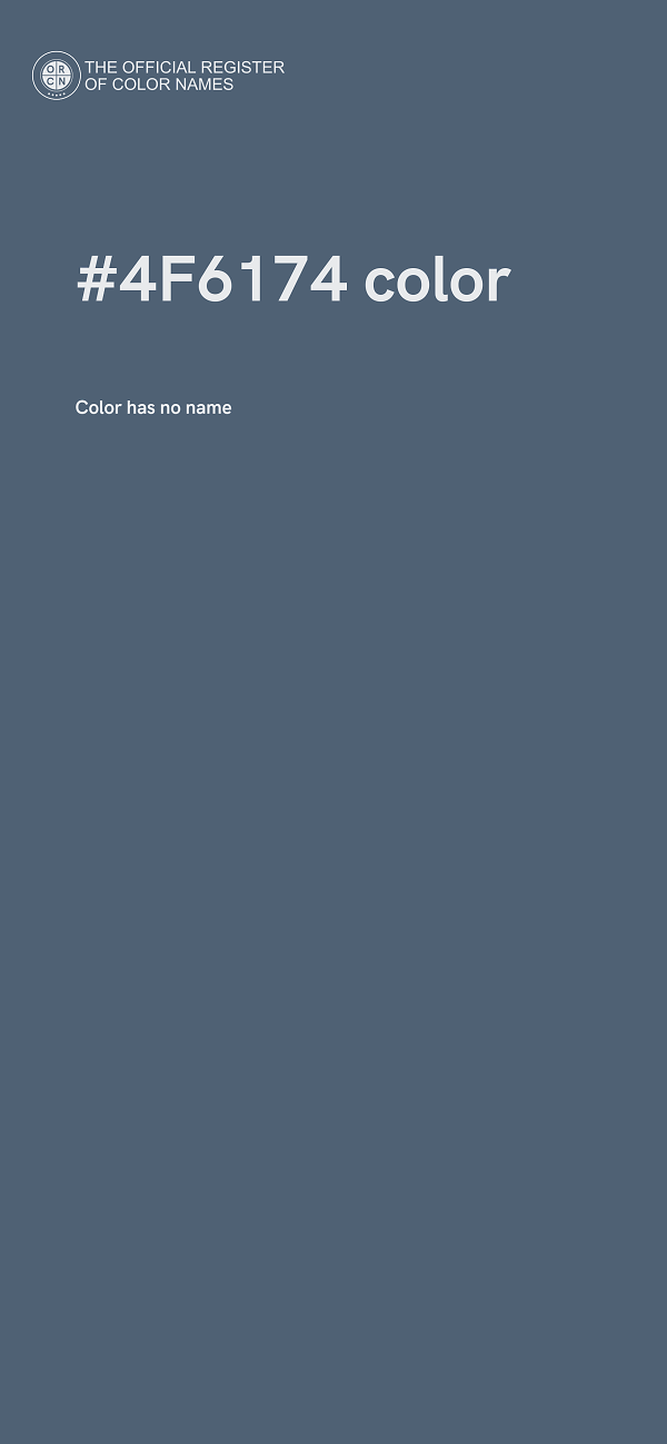 #4F6174 color image