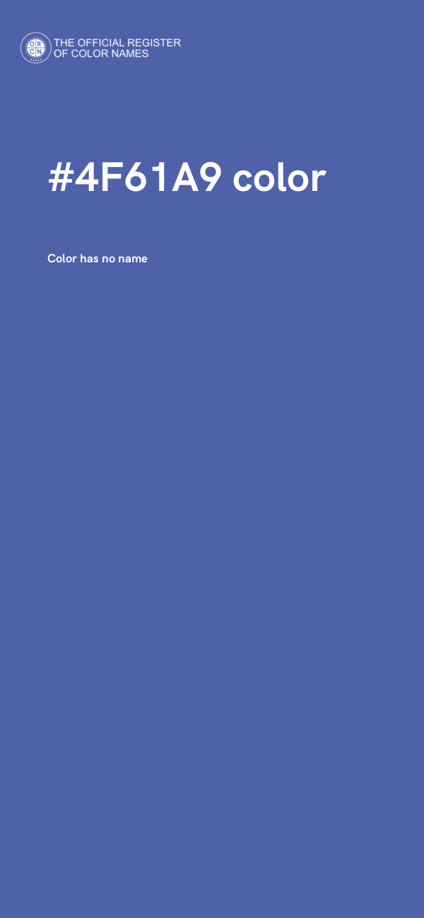 #4F61A9 color image