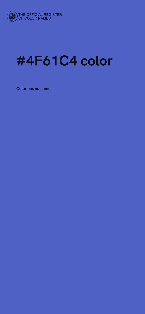 #4F61C4 color image