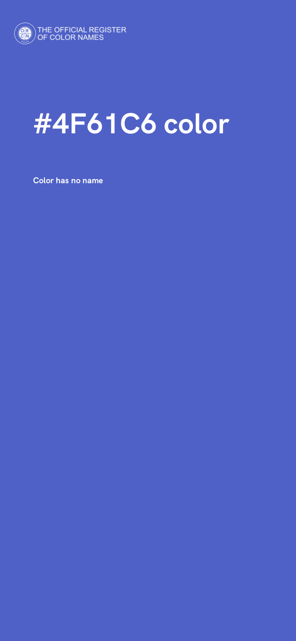 #4F61C6 color image