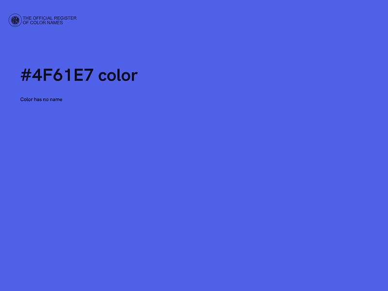 #4F61E7 color image