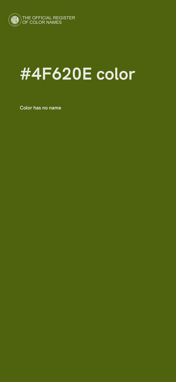 #4F620E color image