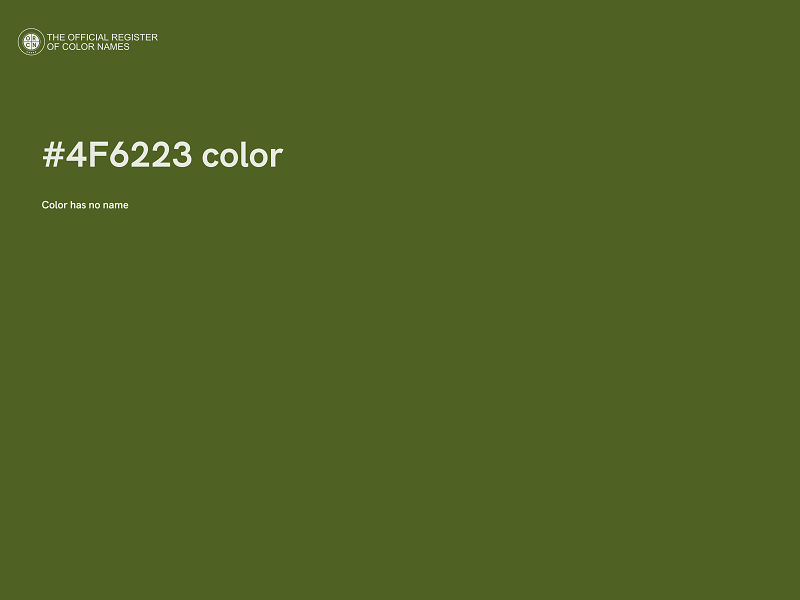 #4F6223 color image