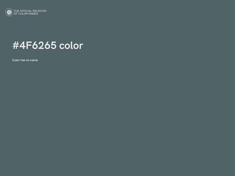 #4F6265 color image