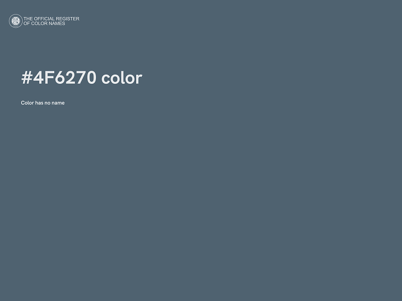 #4F6270 color image