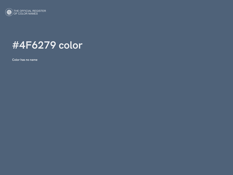 #4F6279 color image