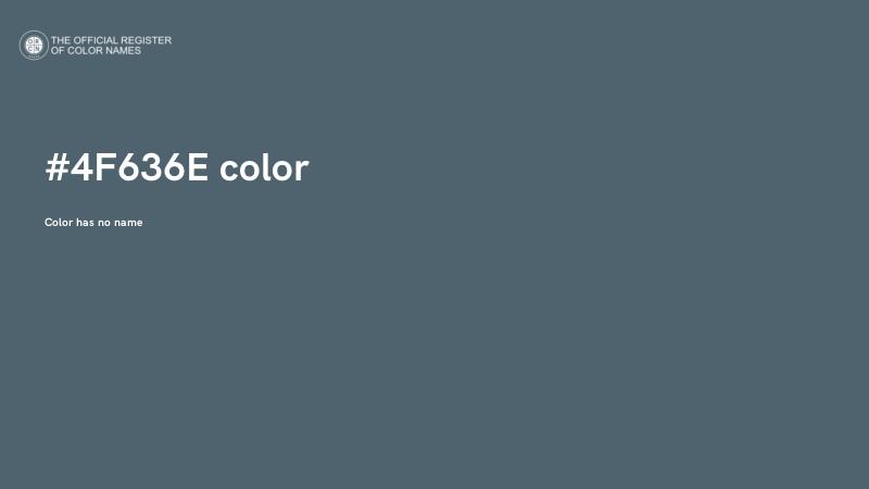#4F636E color image