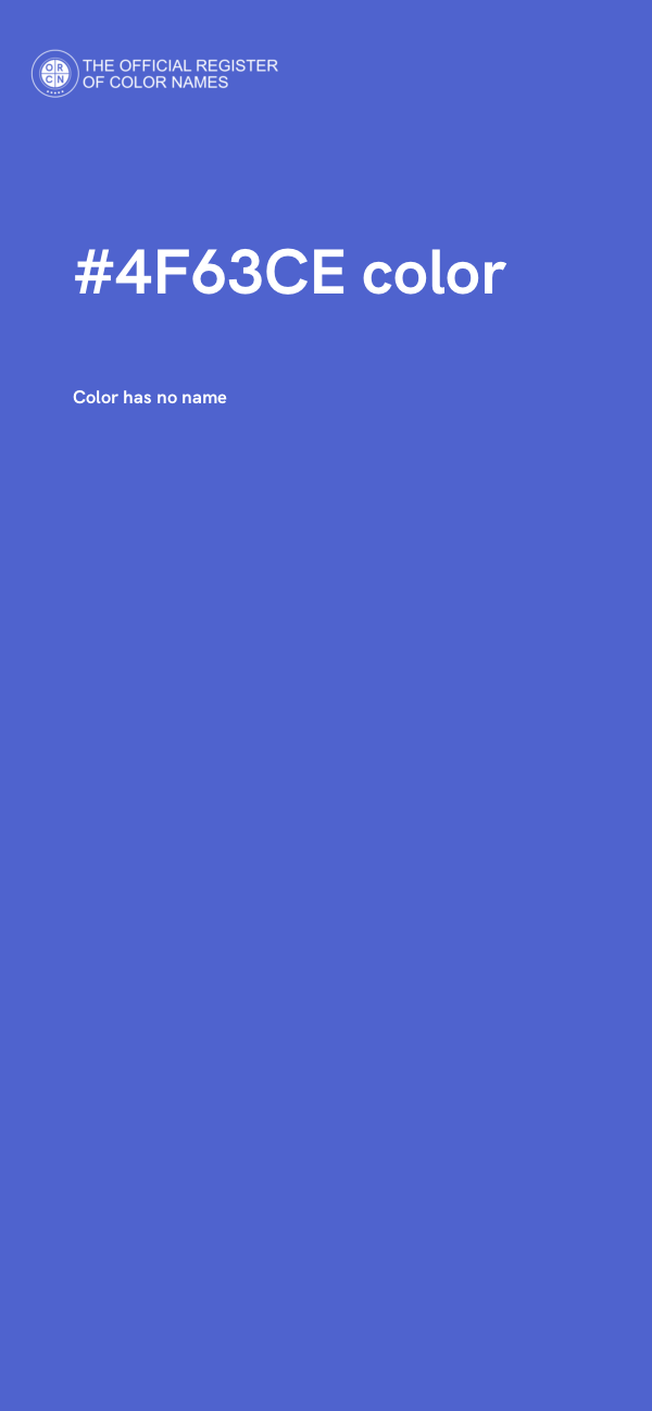 #4F63CE color image