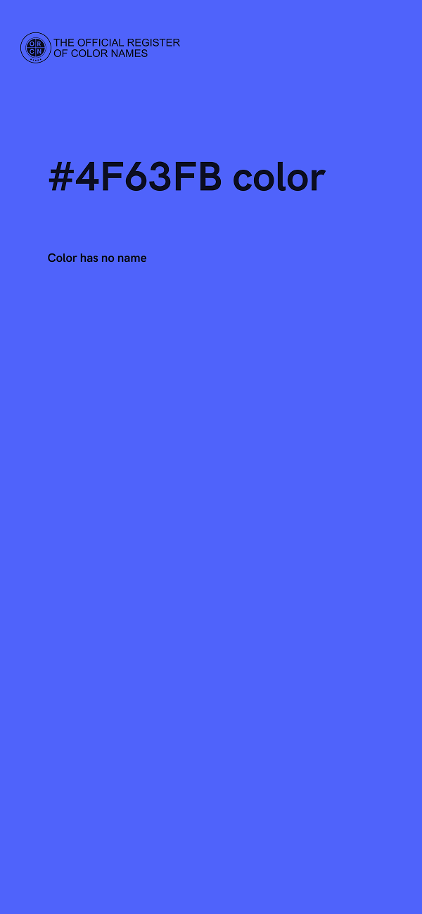 #4F63FB color image