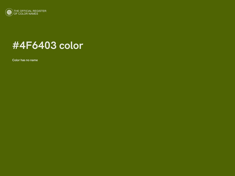 #4F6403 color image