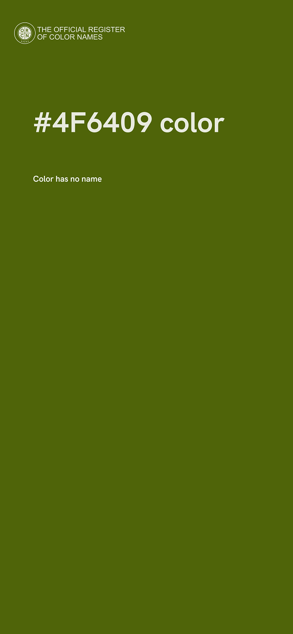 #4F6409 color image